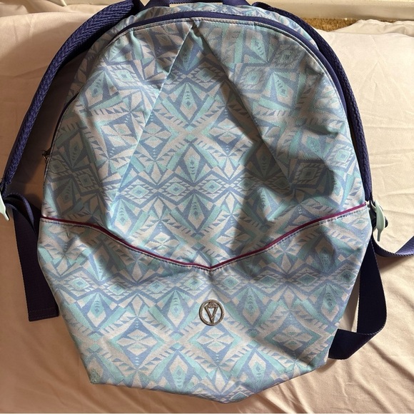 Ivivva Lululemon Pack For Class Backpack School Travel Bag Blue TTRP/SGPE - Picture 1 of 9